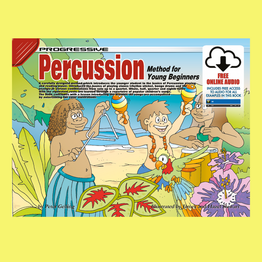 Progressive Percussion Method For Young Beginners Book/Ola