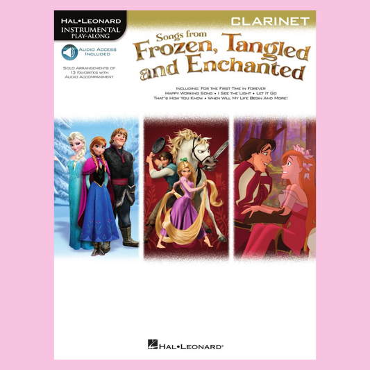 Songs From Frozen, Tangled, & Enchanted Clarinet Book/Ola