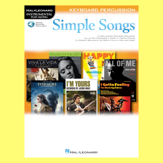 Simple Songs For Keyboard Percussion Play Along Book/Ola