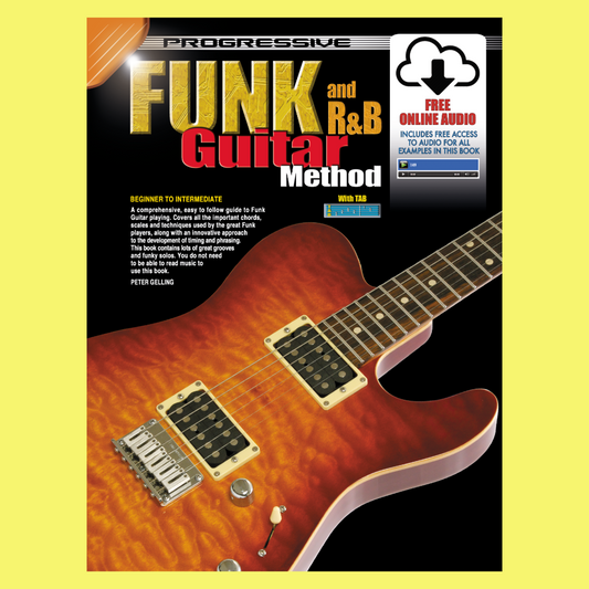 Progressive Funk And R&B Guitar Method Book/Ola