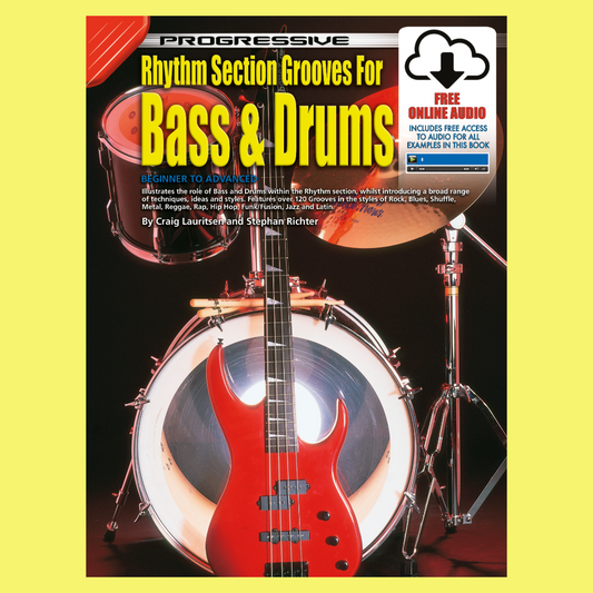 Progressive Rhythm Grooves For Bass & Drums Book/Ola