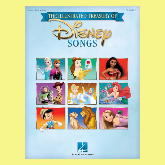 Illustrated Treasury Of Disney Songs PVG Songbook (7th Edition)