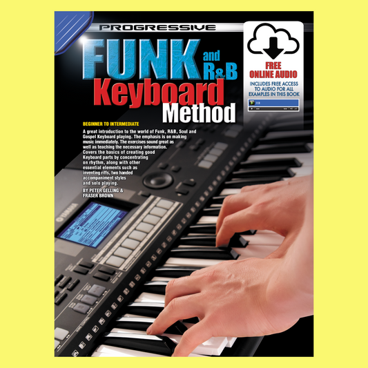 Progressive Funk and R&B Keyboard Method Book/Ola