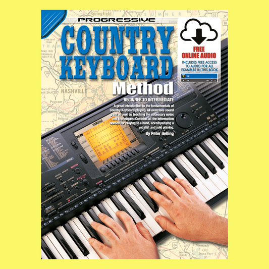 Progressive Country Keyboard Method Book/Ola