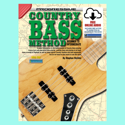 Progressive Country Bass Method Book/Ola