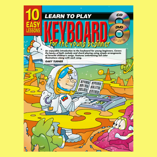 10 Easy Lessons Learn To Play Electronic Keyboard For Young Beginners Book/Ola