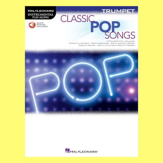 Classic Pop Songs For Trumpet Play Along Book/Ola