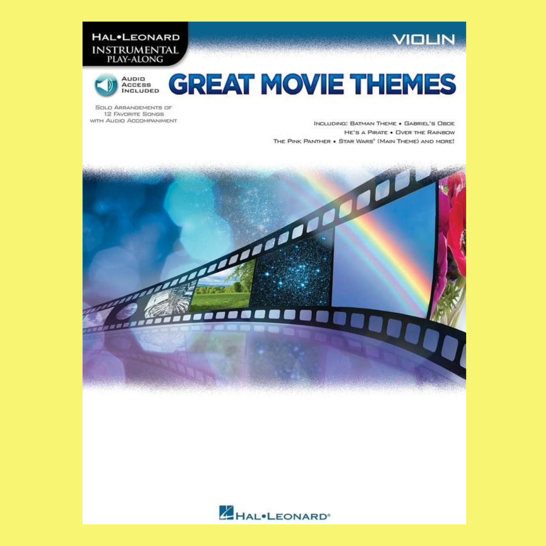 Great Movie Themes Violin Play Along Book/Ola