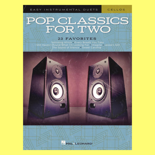 Pop Classics For Two Easy Instrumental Duets Cello Book