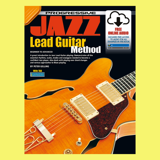 Progressive Jazz Lead Guitar Method Book/Ola