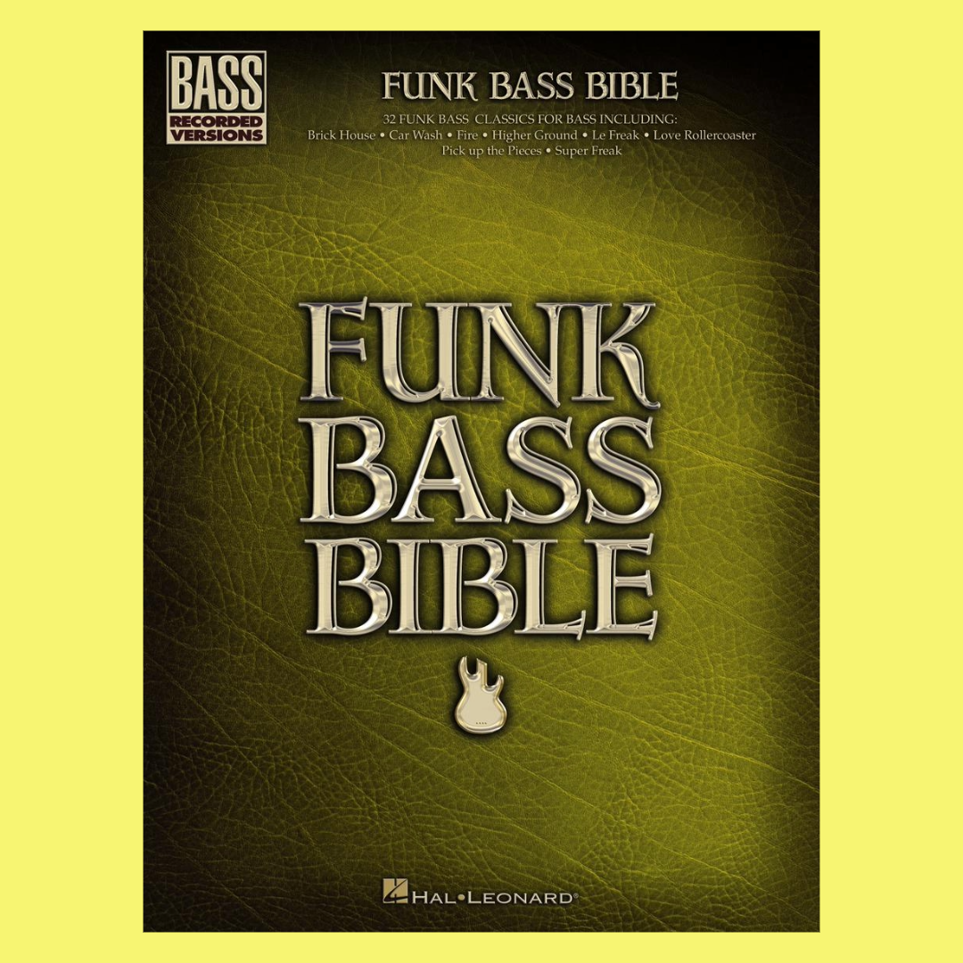 Funk Bass Bible Book (32 Songs)
