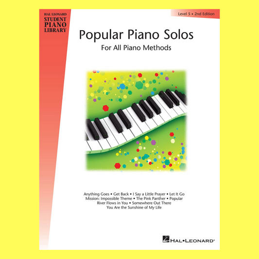 Hal Leonard Student Piano Library - Popular Piano Solos Level 5 Book
