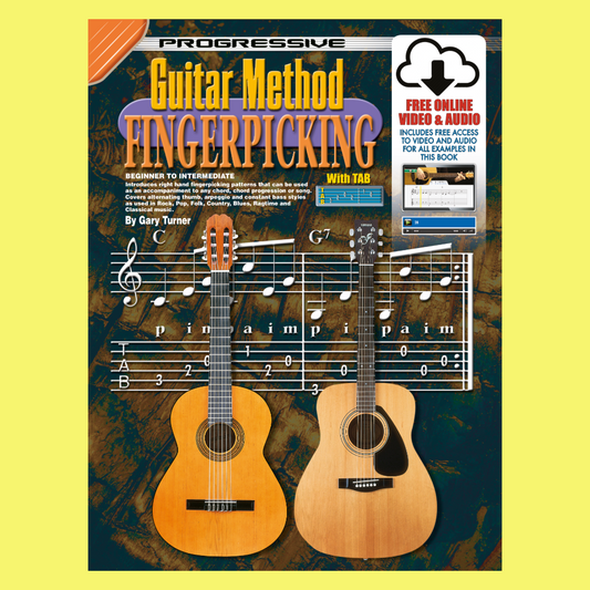 Progressive Guitar Method Fingerpicking Book/Ola