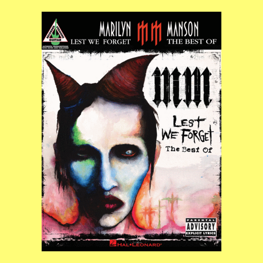 Lest We Forget - Best Of Marilyn Manson Guitar Tab Book