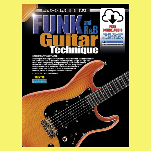 Progressive Funk And R&B Guitar Technique Book/Ola