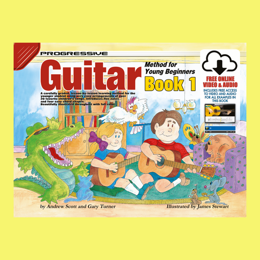 Progressive Guitar Method For Young Beginners Book 1 (Book/Ola)