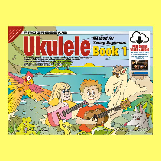Progressive Ukulele Method For Young Beginners - Book 1 (Book/Ola)