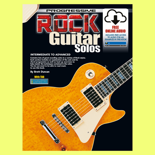 Progressive Rock Guitar Solos Book/Ola