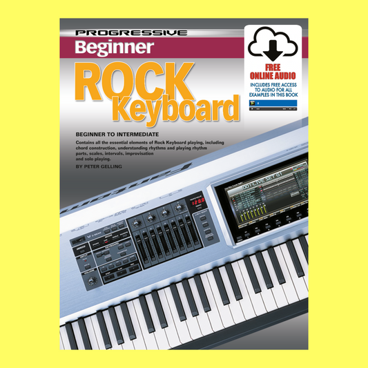 Progressive Beginner Rock Keyboard Book/Ola