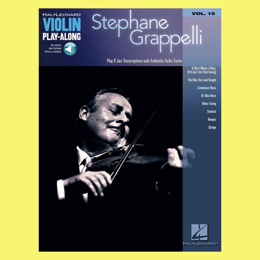 Stephane Grappelli Violin Play Along Volume 15 Book/Ola