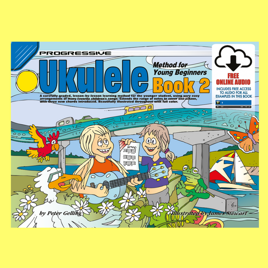 Progressive Ukulele Method For Young Beginners - Book 2 (Book/Ola)