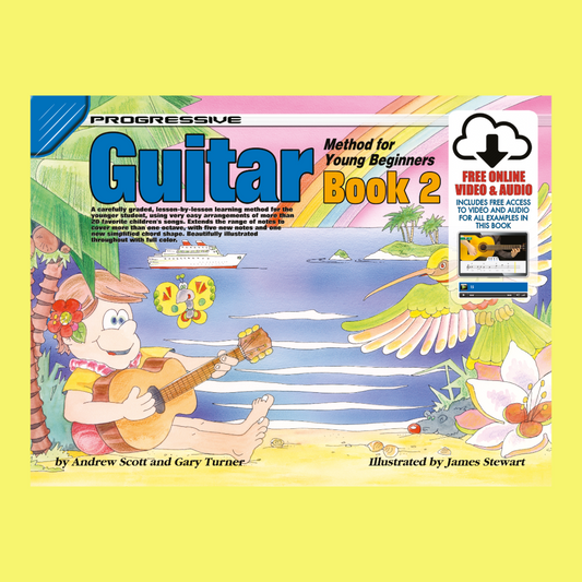Progressive Guitar Method For Young Beginners Book 2 (Book/Ola)