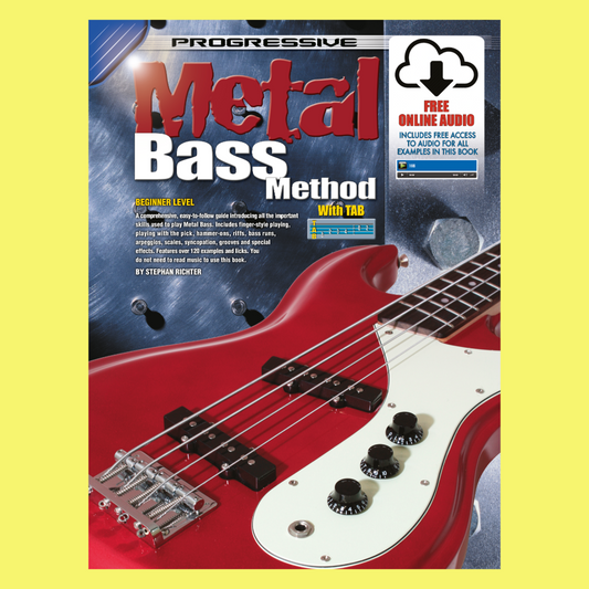 Progressive Heavy Metal Bass Method Book/Ola