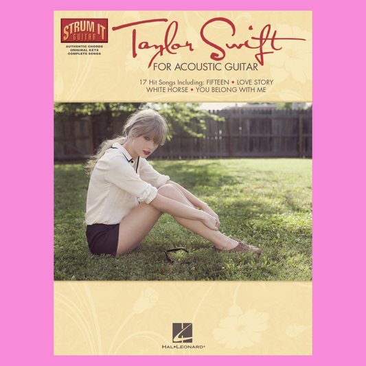 Taylor Swift For Acoustic Guitar Songbook