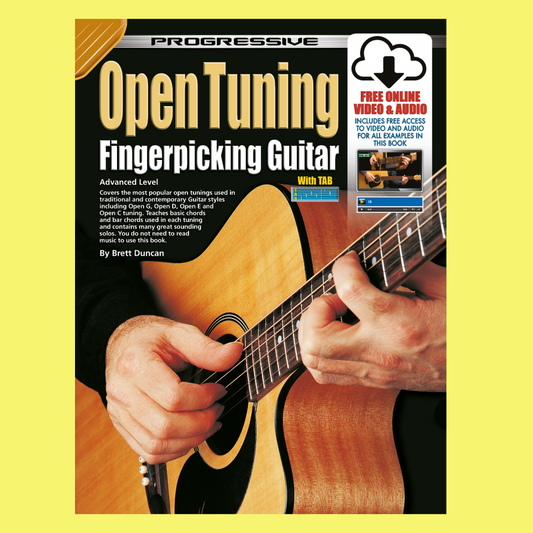 Progressive Open Tuning Fingerpicking Guitar Book/Ola