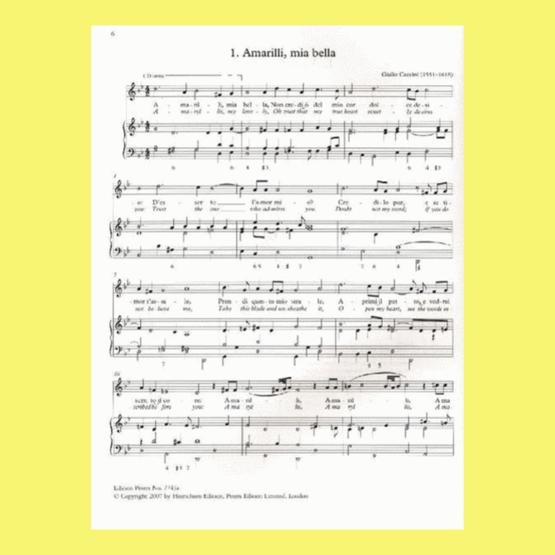 30 Italian Songs and Arias Medium High Voice Book/Cd