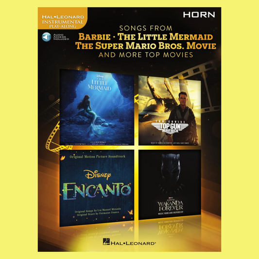 Songs from Barbie, Little Mermaid, Super Mario Bros Movies Horn Book/Ola