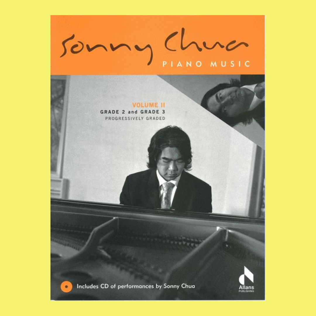 Sonny Chua - Progressively Graded Volume 2 Piano Book and Cd (Grade 3 and 4)