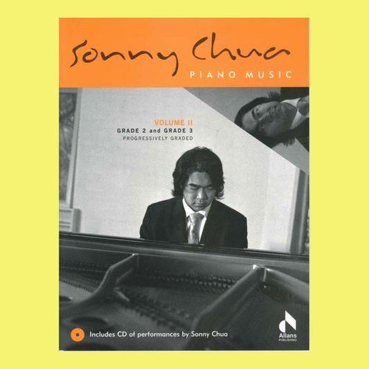 Sonny Chua Progressively Graded Volume 2 Piano Book and Cd  (Grade 3 and 4)