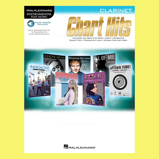 Chart Hits Clarinet Play Along Book/Ola
