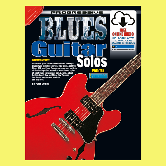 Progressive Blues Guitar Solos Book/Ola