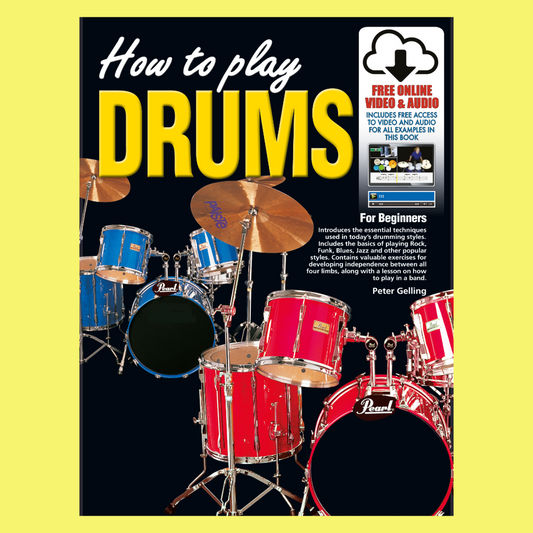Progressive - How To Play Drums For Beginners Book/Olm