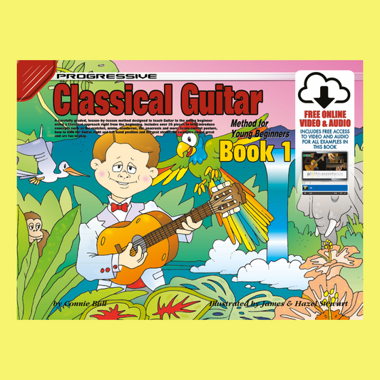 Progressive Classical Guitar Method For Young Beginners Book 1 (Book/Ola)