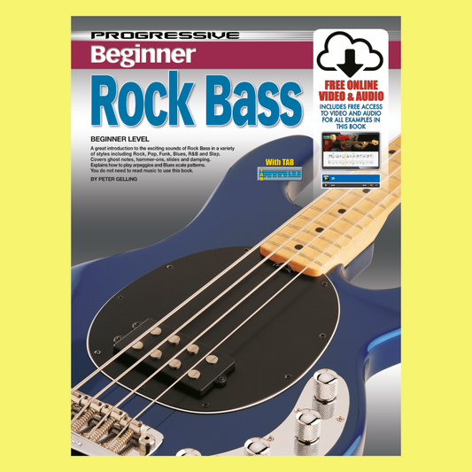 Progressive Beginner Rock Bass Book/Olm