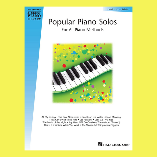 Hal Leonard Student Piano Library - Popular Piano Solos Level 1 Book