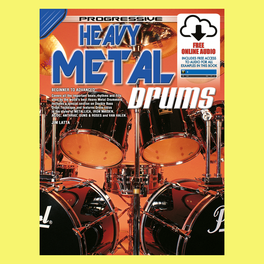 Progressive Heavy Metal Drums Book/Ola