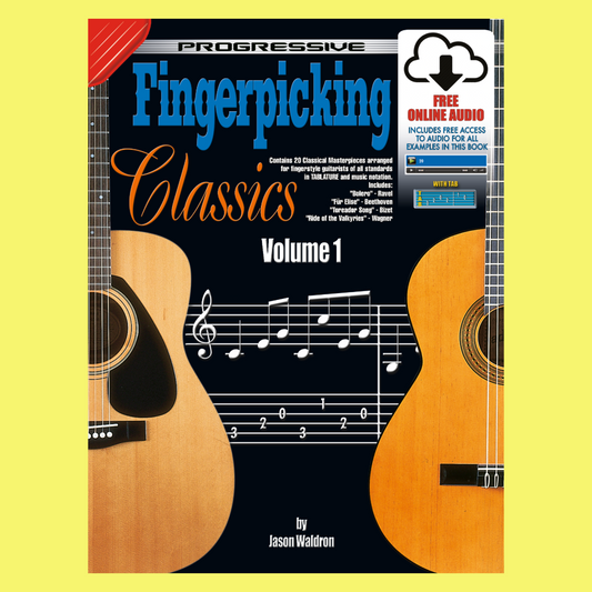 Progressive Fingerpicking Classics Volume 1 Book/Ola
