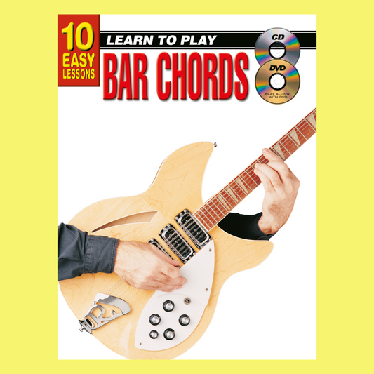 10 Easy Lessons Learn To Play Bar Chords Book/Olm