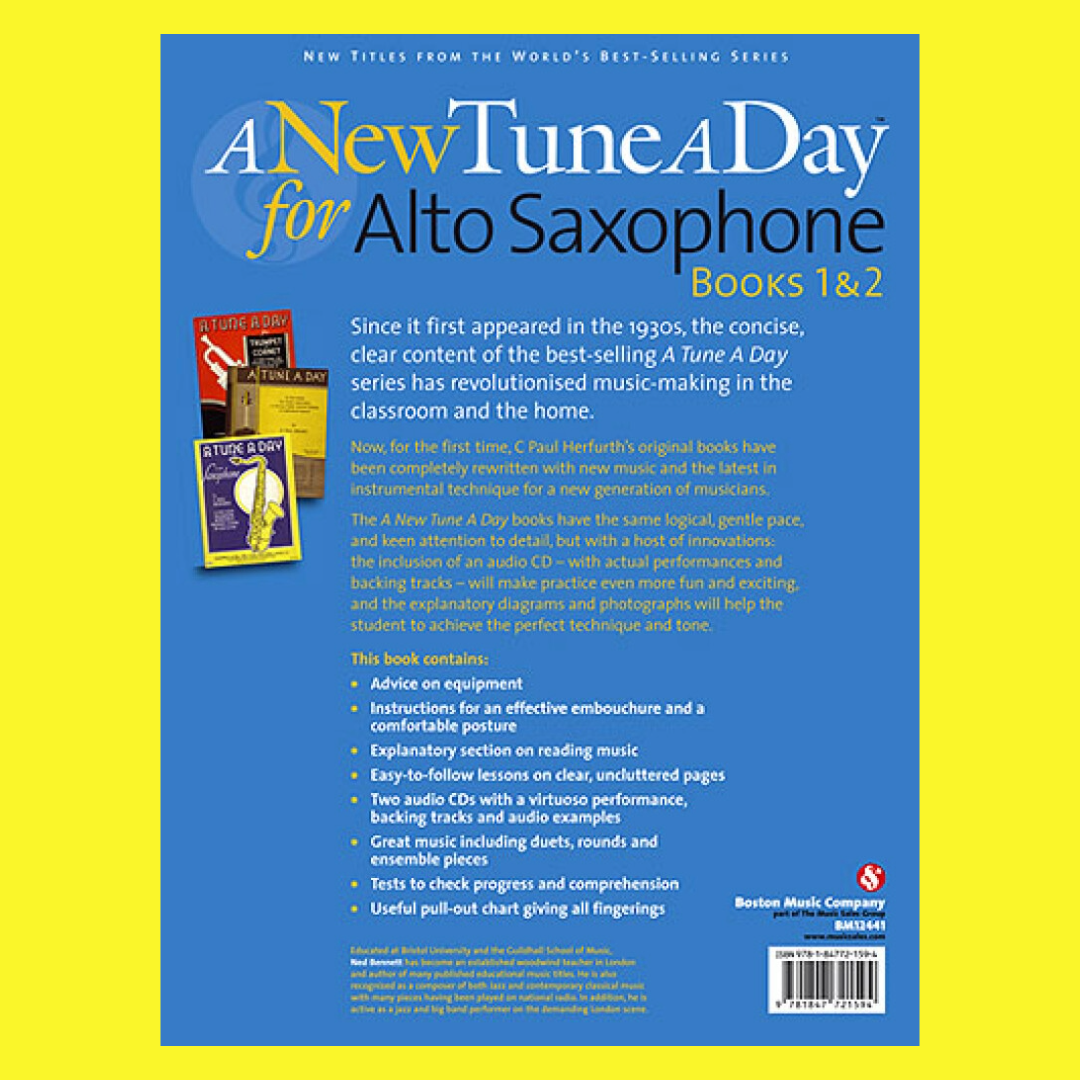 A New Tune A Day- Alto Saxophone Omnibus (Books 1 & 2) With Cds