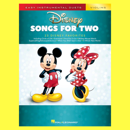Disney Songs For Two - Violins Book