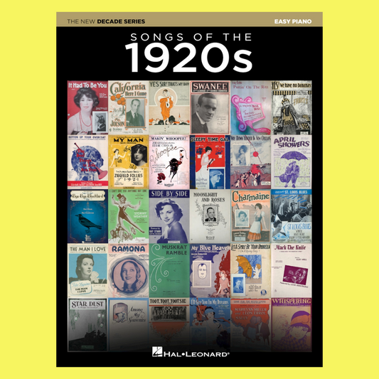 100 Hit Songs Of The 1920's - New Decade Series Easy Piano Book