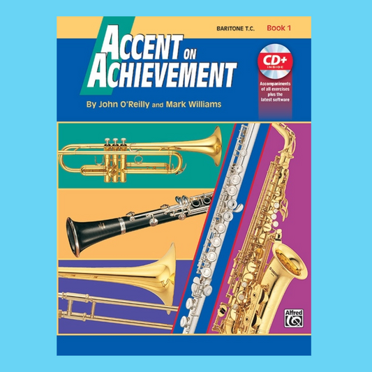 Accent On Achievement - Baritone T.C Book 1 (Book/Cd)