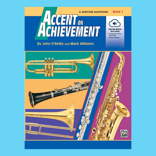 Accent On Achievement - Eb Baritone Saxophone Book 1 (Book/Ola)