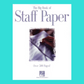 The Big Book Of Staff Paper - 512 Pages 12 Stave