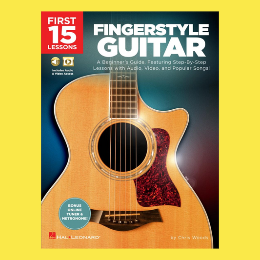 First 15 Lessons - Fingerstyle Guitar (Book/Olm)