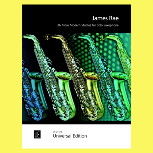 James Rae - 36 More Modern Studies For Solo Saxophone Book
